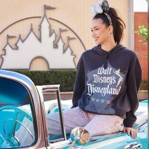 Tinker Bell Disney100 Eras Ladies' Hooded Sweatshirt, Walt Disney's Disneyland